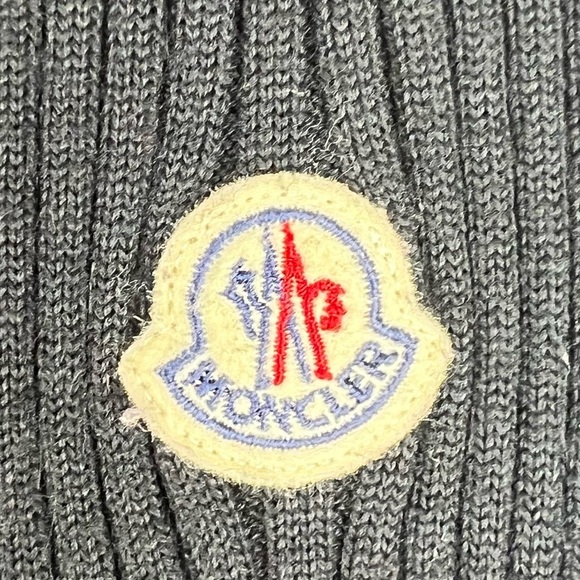 MONCLER Girl’s 12 Logo Patch Ribbed Wool Blend Base Layer Ski/Outdoor Pant - Picture 6 of 13